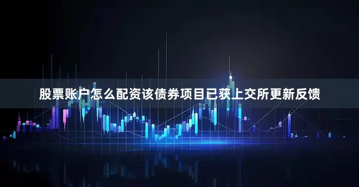 股票账户怎么配资该债券项目已获上交所更新反馈