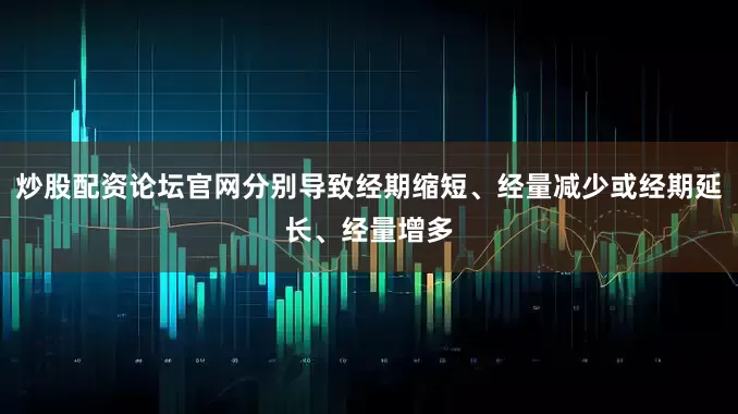 炒股配资论坛官网分别导致经期缩短、经量减少或经期延长、经量增多